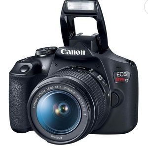 Canon EOS Rebel T7 DSLR Travel Bundle with 58mm 2X Telephoto, Wide Angle Lens